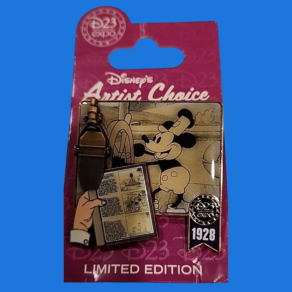 Disney Steamboat Willy 1928 D23 Expo 2009 Artist Choice LE 1500 Pin 72480